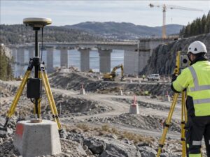 GNSS och totalstation vid etablering av stomnät